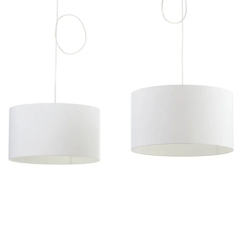 Helestra Certo lampa wisząca cylinder 2-pkt. biały