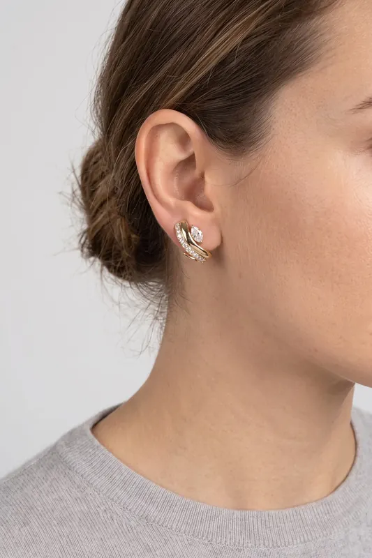 PURELEI Lumi Trio Ohrringe Gold Maat: OS | Oorbellen Outlet | Dames | Goud