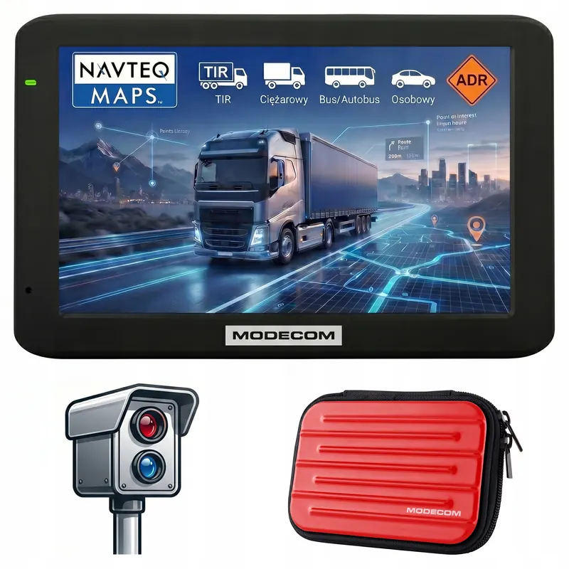 Navigácia Nákladné auto Modecom MX4 Hd Truck Tir Bus Puzdro Fotoradary 2026