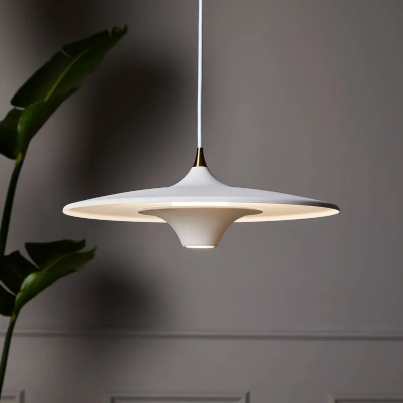 LOOM DESIGN żyrandol LED Moja, Ø 35 cm, biała