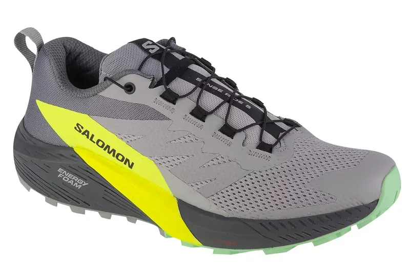Salomon Sense Ride 5 471442, Męskie, Szare, buty do biegania, tkanina, rozmiar: 46 2/3
