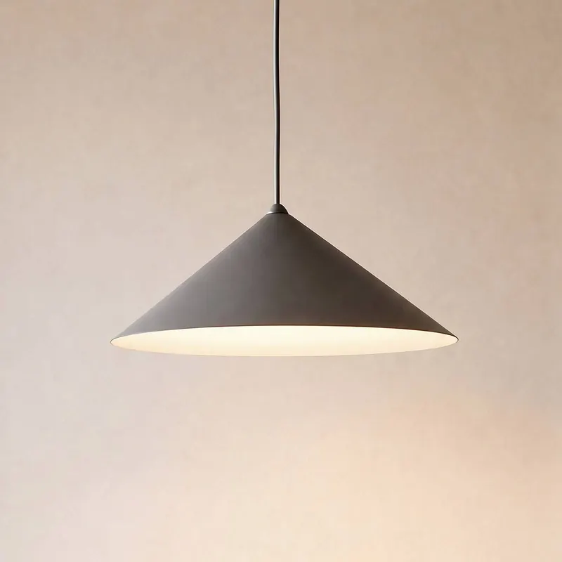 Żyrandol Lume L, brązowy, metalowy, Ø 40 cm, GX53