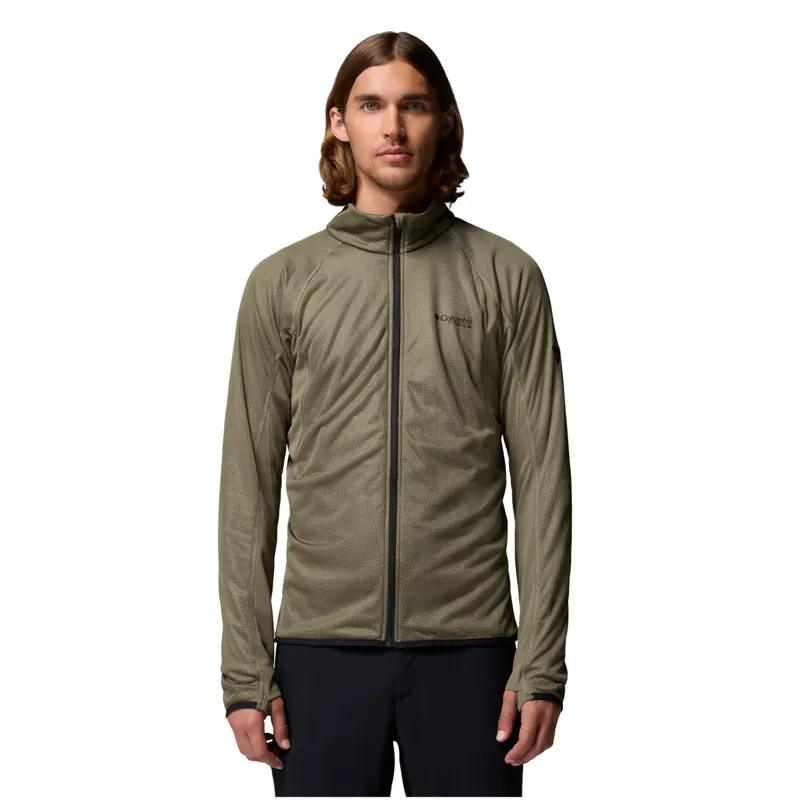 Columbia Summit Step FZ Fleece 2157213397, Męskie, Zielone, polary, poliester, rozmiar: XL
