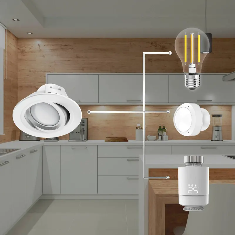 Hama WLAN spot LED, aplikacja, CCT nikiel