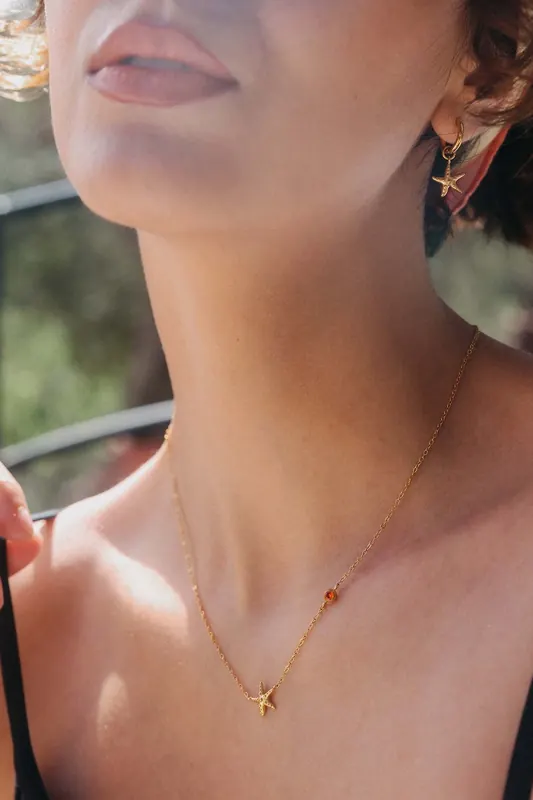 PURELEI Mahina Club Beach Star Set Rosegold Maat: OS | Kettingen Outlet | Dames | Goud