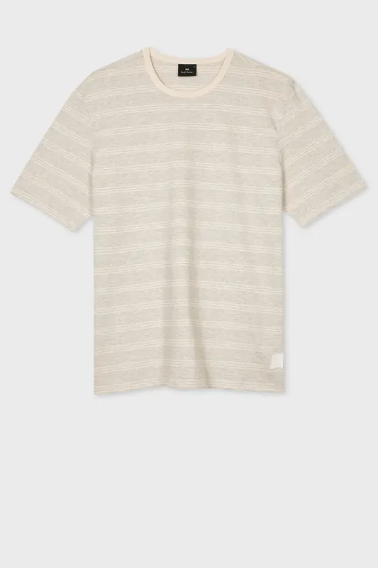 Paul Smith Reg Fit T Shirt Off White Maat: S | Basic T-Shirts Outlet | Heren | Wit