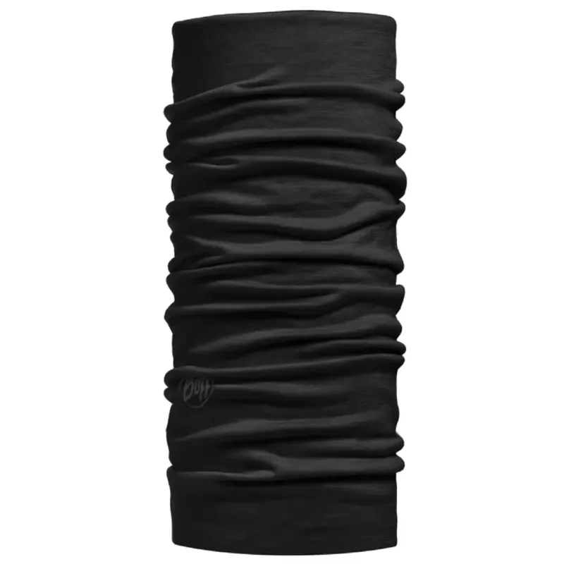 Buff Merino Lightweight Tube Scarf 10063700, Unisex, Czarne, kominy, Merino, rozmiar: One size