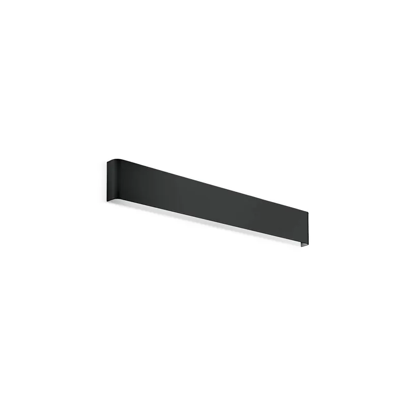 Kinkiet LED IDEAL LUX Delta, czarny, szerokość 61 cm, 3000 K