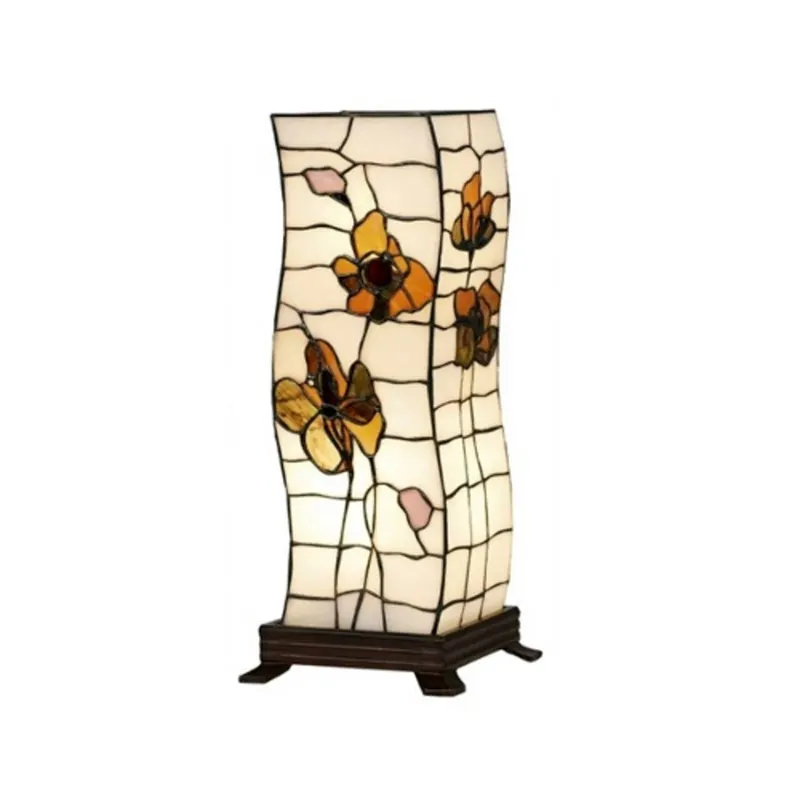 Lampa stołowa Blossom w stylu Tiffany
