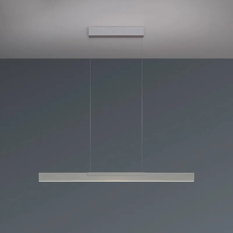 Żyrandol LED Bopp Nano 2.0, długość 100 cm, kolor aluminium