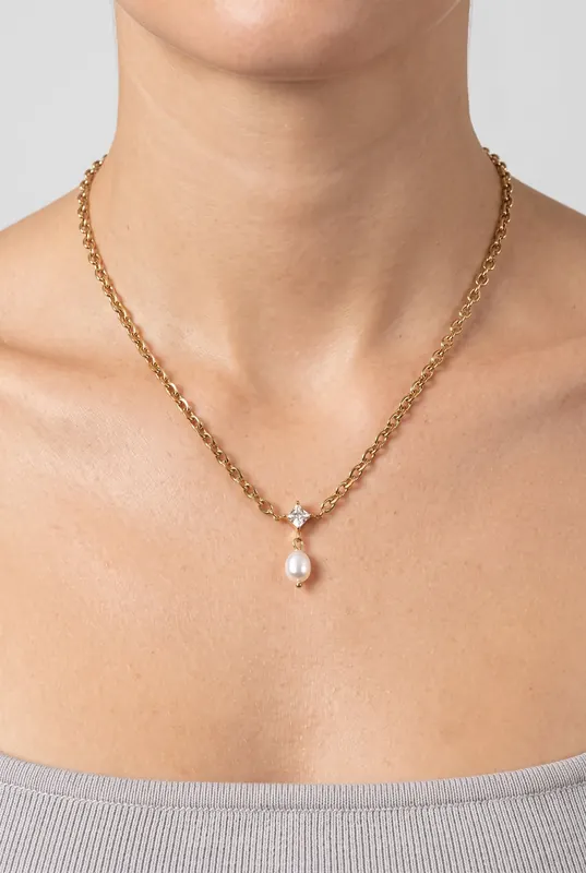 PURELEI Create Moments Kette Gold Maat: OS | Kettingen Outlet | Dames | Wit