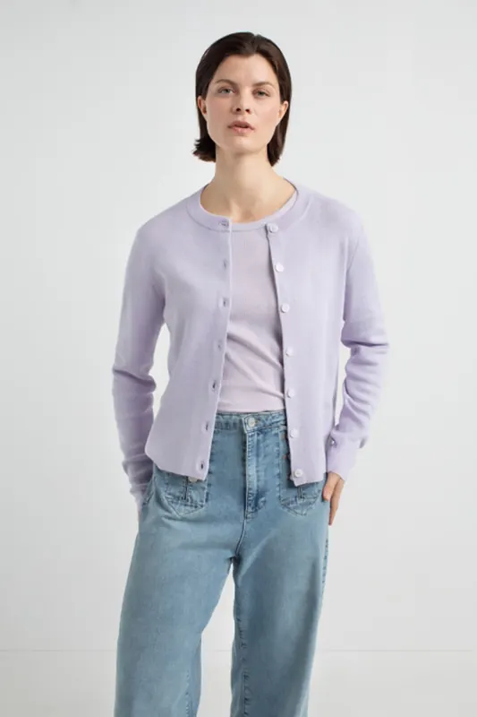 Josephine & Co Jace Cardigan Light Lilac Maat: XS | Lichte Jassen Outlet | Dames | Paars