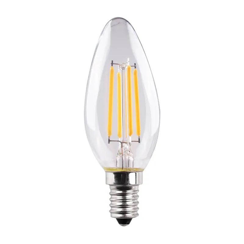 Świeca LED Müller-Licht E14 4,2 W, żarnik 2700 K, przezroczysta,