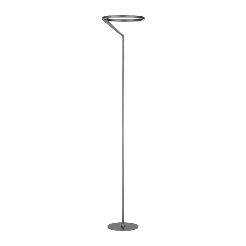 Aluminiowa lampa stojąca LED ze ściemniaczem w kolorze srebra (wysokość 168 cm) Tilia – Nova Luce