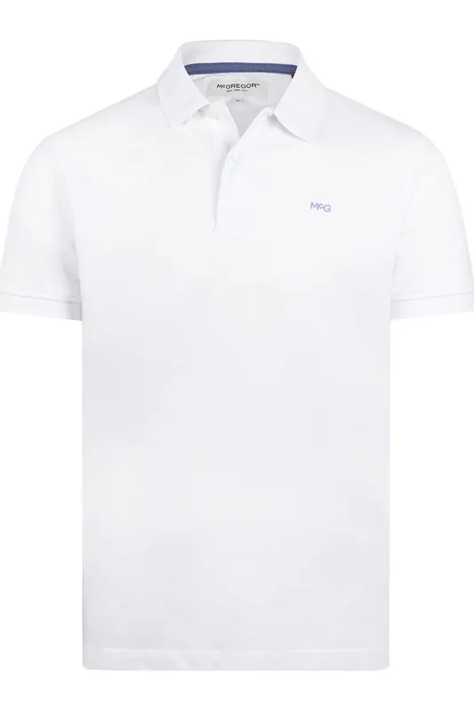 McGregor Classic Polo White Maat: M | Poloshirts Outlet | Heren | Wit