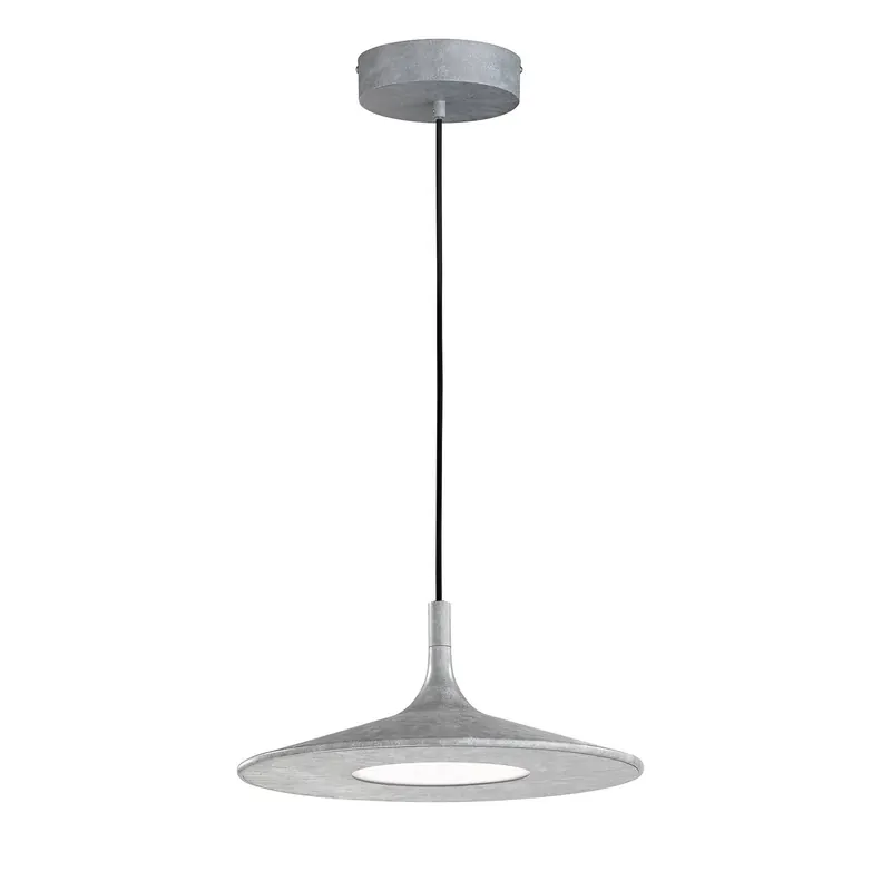 Lampa wisząca LED Slim marki Schöner Wohnen w kolorze betonu