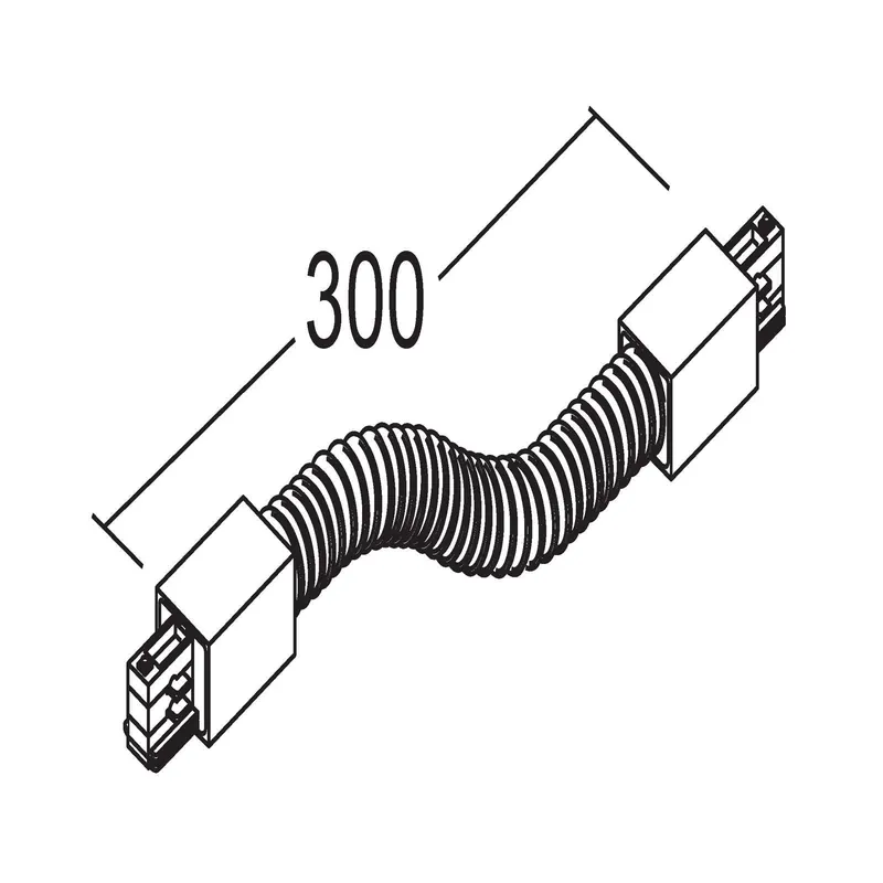 Ivela łącznik Flex system 3-fazowy LKM, biały