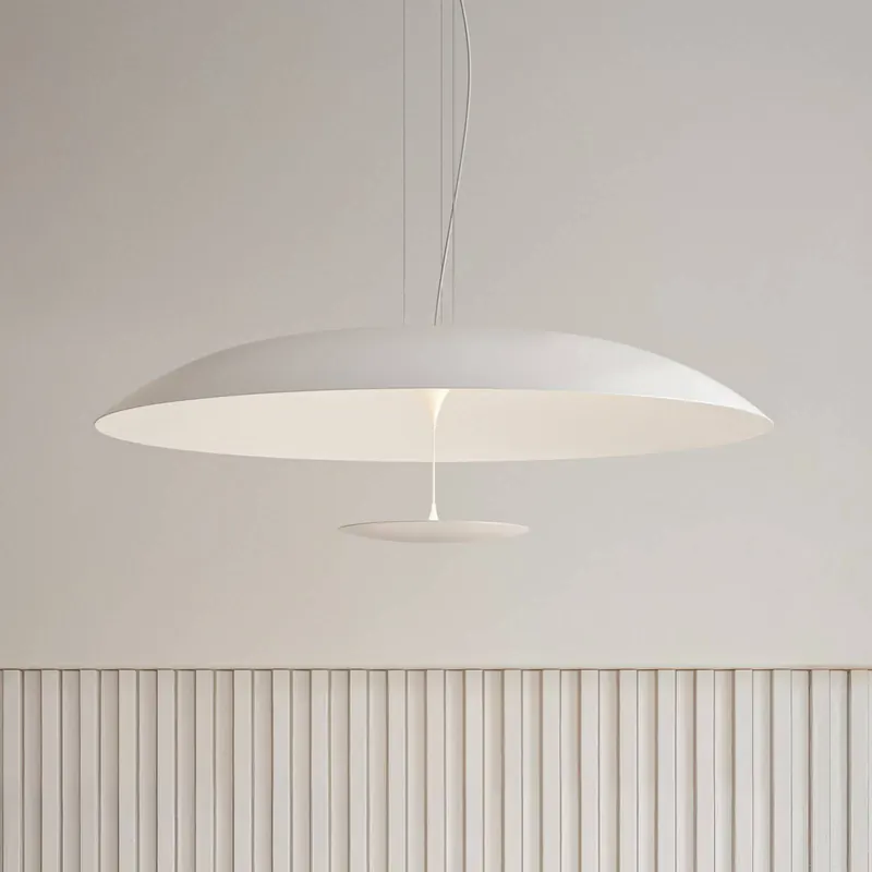Karman Żyrandol LED BLANCO, Ø 92 cm, biały, metal