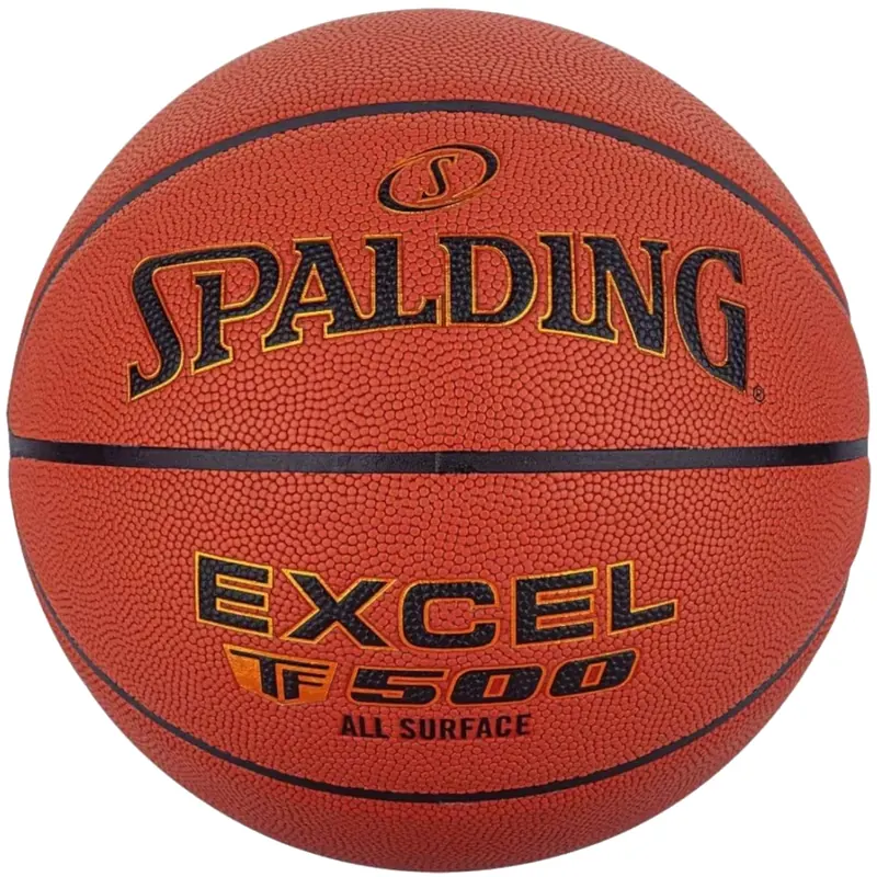Spalding Excel TF-500 In/Out Ball 76798Z, Unisex, Pomarańczowe, piłki do koszykówki, Skóra kompozytowa, rozmiar: 6