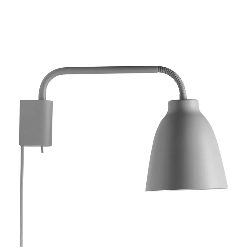 FRITZ HANSEN Caravaggio lampa ścienna, szary