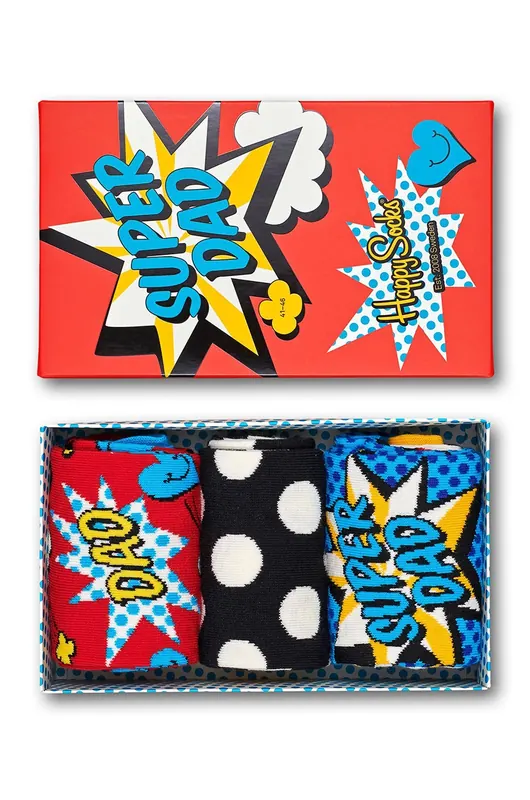 Happy Socks - Skarpetki Fathers Day Gift Box (3 pack)