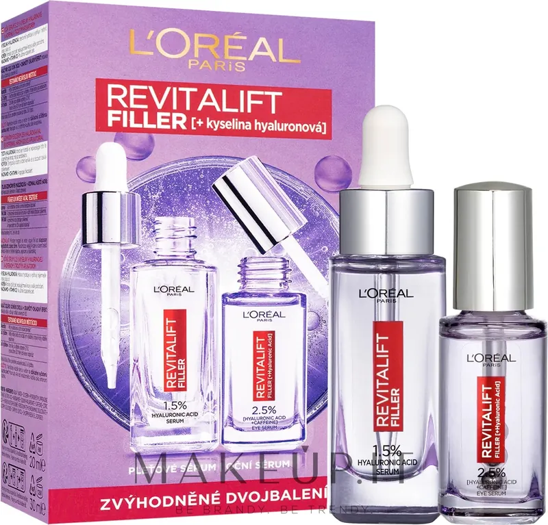 L’Oréal Paris Zestaw do pielęgnacji twarzy Revitalift Filler (do konturowania twarzy i oczu)