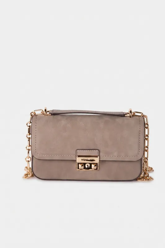 Michael Kors Small Convertible Chain Shoulder Birch Maat: OS | Handtassen Outlet | Dames | Beige