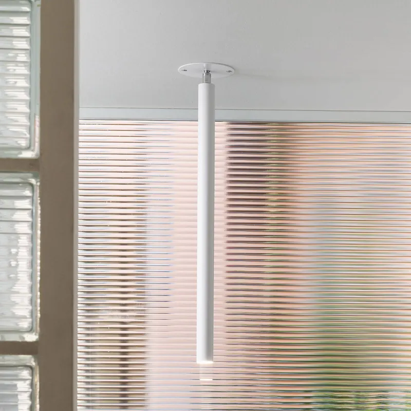 Lampa sufitowa LED Nemo Canna Nuda, biała