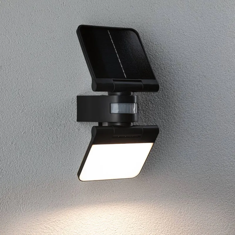 Kinkiet zewnętrzny Paulmann Solar Lesla, antracytowy, z czujnikiem, IP65