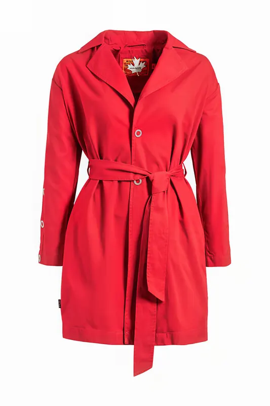 Khujo Cadee Coat Red Maat: S | Wikkeljassen Outlet | Dames | Rood