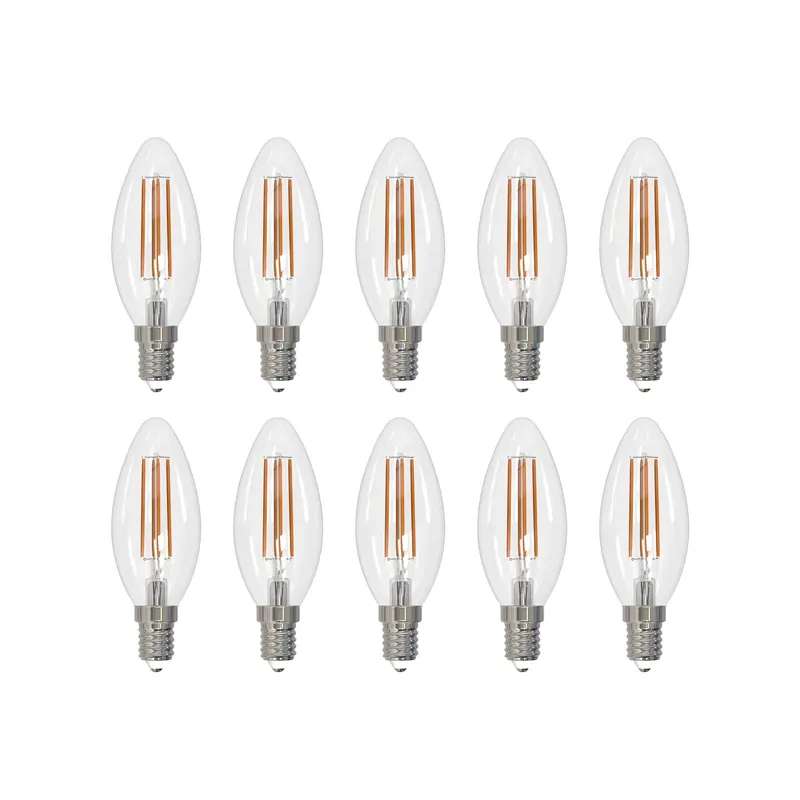 Arcchio LED filament bulb E14 candle set of 10, 4000 K