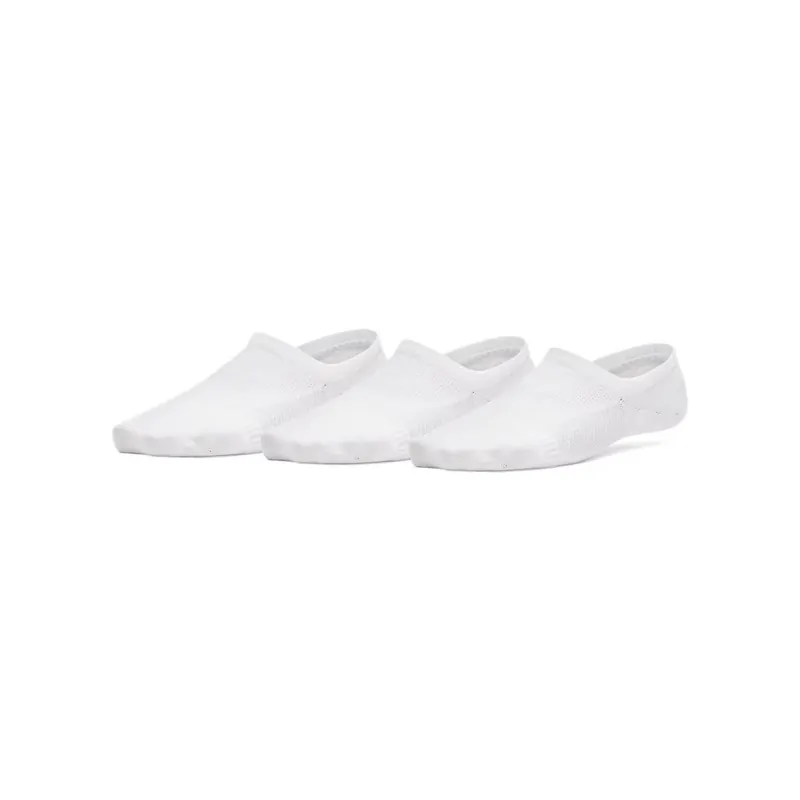 Under Armour UA Women&amp;#039;s Vanish 3pk Liner damskie stopki sportowe 3 pary białe (S)