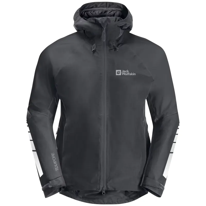 Jack Wolfskin Morobbia 2l Jkt M 1115511-6350, Męskie, Czarne, kurtki, poliester, rozmiar: L