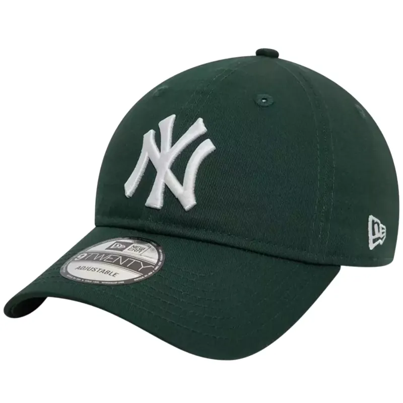 New Era 9TWENTY League Essentials New York Yankees Cap 60471473, Męskie, Zielone, czapki z daszkiem, bawełna, rozmiar: OSFA