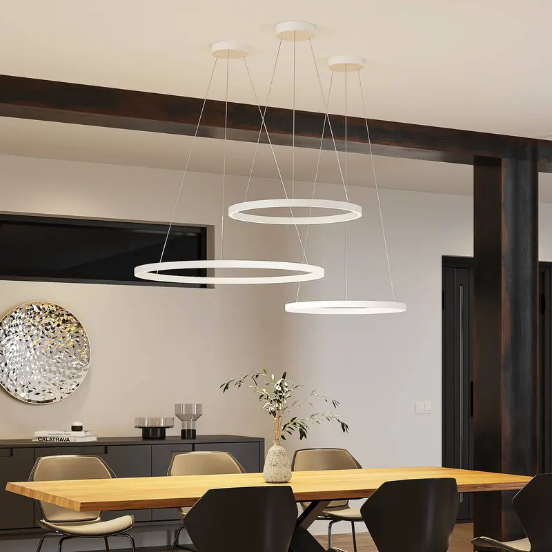 Żyrandol LED Molto Luce Perfora, biały, Ø 60 cm, aluminium