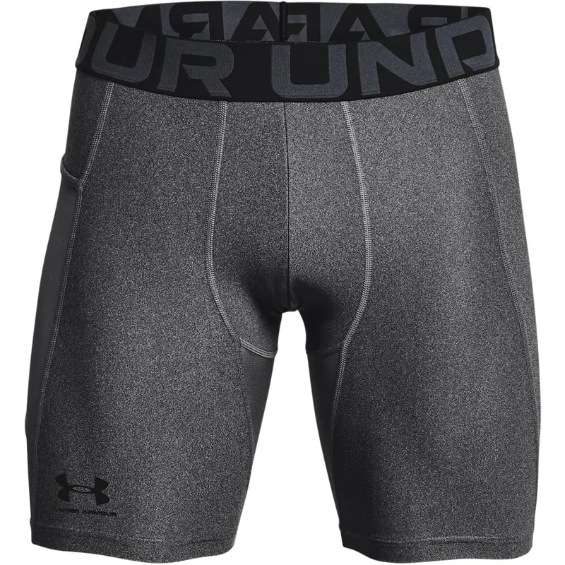 Under Armour UA HG Armour Shorts męskie spodenki kompresyjne treningowe szare (M)