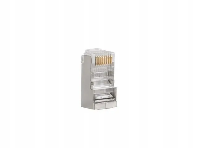 Lanberg Wtyk Sieciowy RJ45 Do Kabel Sieciowy CAT5E Ftp Przelotowy 100 Sztuk