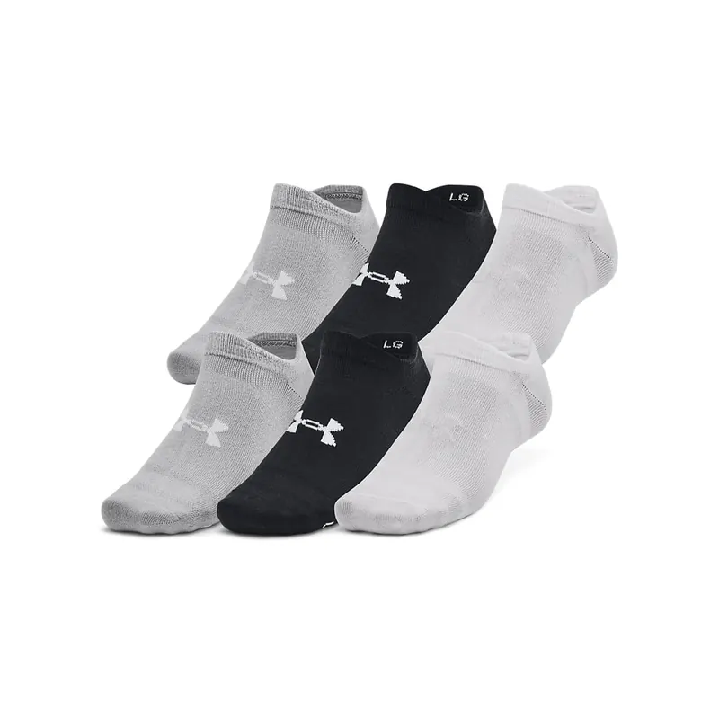 UNDER ARMOUR skarpetki bawełniane unisex 6 pak szary mix (XL)