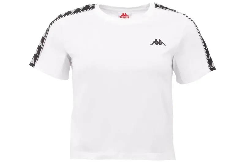 Kappa Inula T-Shirt 309090-11-0601, Damskie, Białe, t-shirty, bawełna, rozmiar: M