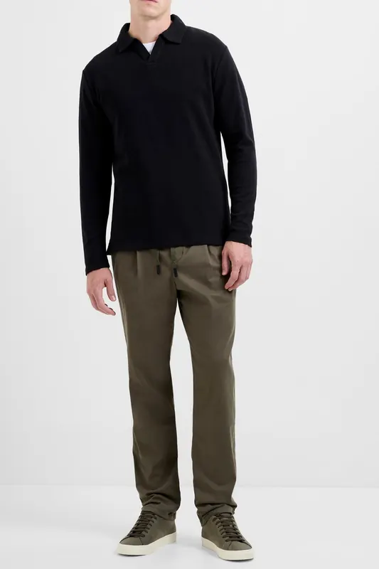 French Connection Soft Twill Trouser Sand Maat: L | Chino's Outlet | Heren | Bruin