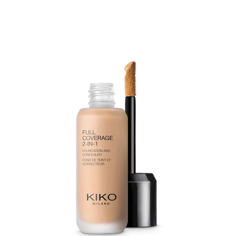 KIKO Milano Full Coverage 2-in-1 Foundation and Concealer 25ml (Various Shades) - 60 Neutral