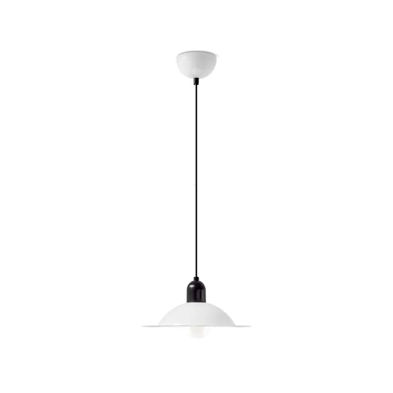 Żyrandol LED Stilnovo Lampiatta, Ø 28 cm, biała