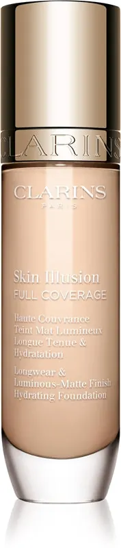 Clarins Skin Illusion Hydrating podkład o wysokim kryciu kolor 100.5W 30 ml