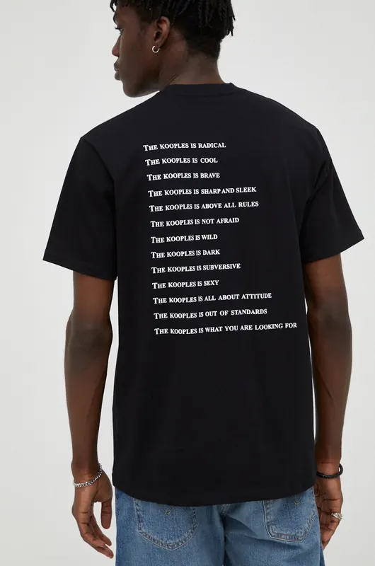 The Kooples t-shirt bawełniany