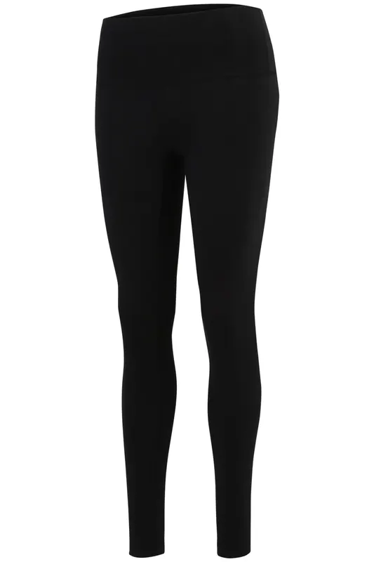 New Balance Cotton High Rise Legging In 27 Leg In Black Maat: S | Sportleggings Outlet | Dames | Zwart