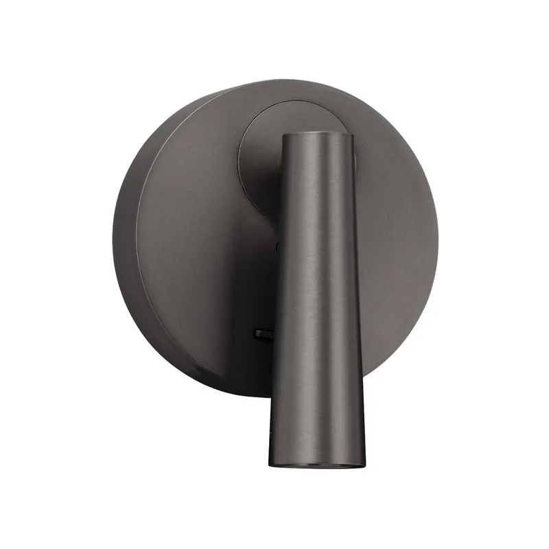 Szara aluminiowa lampa punktowa LED z elastyczną konstrukcją 7x10 cm Tico – Nova Luce