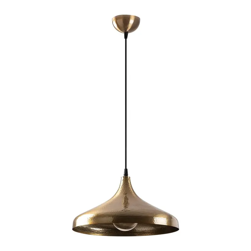 Lampa wisząca w kolorze brązu z metalowym kloszem ø 36 cm Tattoo – Opviq lights