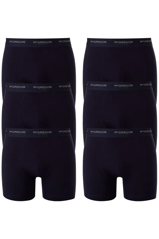 McGregor  - Premium Boxershorts - 6-pack Navy Maat: L | Onderbroeken Outlet | Heren | Blauw