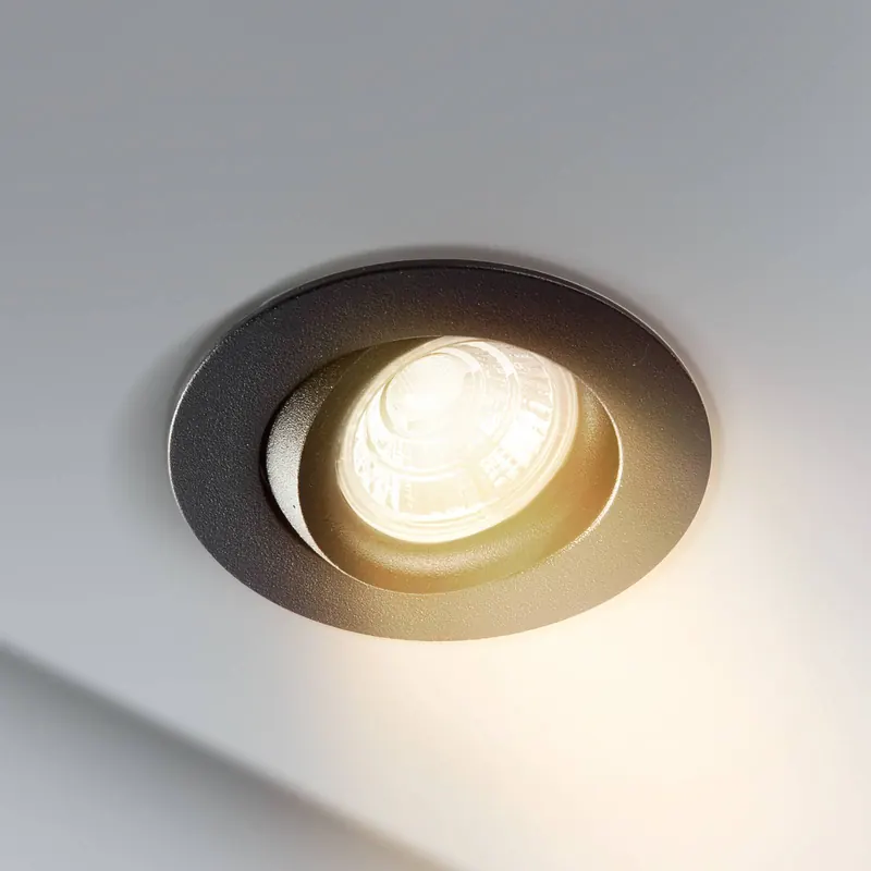 Downlight LED DL6809, okrągły, czarny