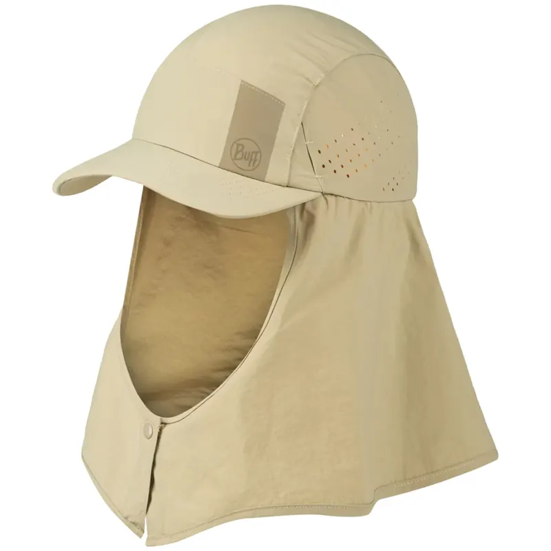 Buff Desert Cap 1357649542000, Unisex, Beżowe, czapki z daszkiem, nylon, rozmiar: S/M